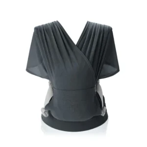 Écharpe de portage ergonomique respirante pour bébé sangle d’emmaillotage ajustable ceinture de transport confortable pour maman portage sécurisé et pratique 15 kg max couleur grise