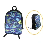 Sac à dos pour enfants design dinosaure polyester compartiment principal poches latérales idéal école et loisirs durable et confortable
