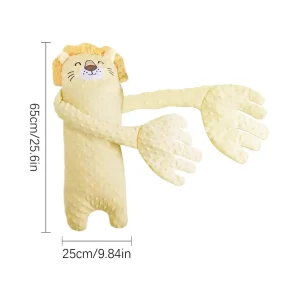 Oreiller de Sommeil en Forme de Lion Mignon pour Bébé Accessoire de Confort Design Élégant Tissu Doux Idéal pour la Pépinière Oreiller de Sommeil en Forme de Lion Mignon pour Bébé Accessoire de Confort Design Élégant Tissu Doux Idéal pour la Pépinière