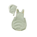 Body bébé romper unisexe 2 pièces set bonnet tricot soft knit bébé 024m confortable pratique style intemporel