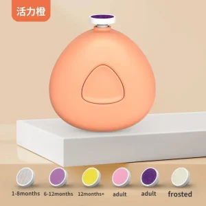 Coupeongles électrique pour bébé kit de soins ongles enfants manucure bébé accessoires soins bébé design moderne sécurité maximale couleurs variées