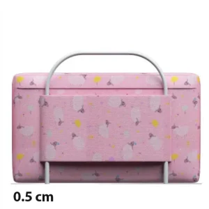 Barrière de lit ajustable pour bébé parechocs en nylon gardecorps de sécurité design fleuri rose idéal pour chambre d’enfant poussettes et accessoires bébé Barrière de lit ajustable pour bébé parechocs en nylon gardecorps de sécurité design fleuri rose idéal pour chambre d’enfant poussettes et accessoires bébé