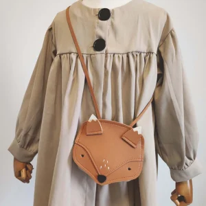 Sac à dos enfant design renard simili cuir PU porté épaule couleurs douces usage quotidien accessoires enfants style ludique école loisirs Sac à dos enfant design renard simili cuir PU porté épaule couleurs douces usage quotidien accessoires enfants style ludique école loisirs