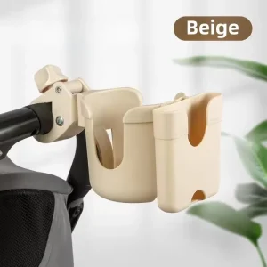 Portegobelet pour poussette bébé support téléphone voyage extérieur accessoires universels beige Portegobelet pour poussette bébé support téléphone voyage extérieur accessoires universels beige