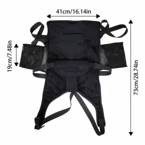 Portebébé portable ergonomique dorsal adulte nylon polyester ajustable poches latérales confort randonnée voyage bébé enfant