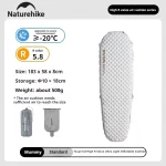 Matelas gonflable camping Naturehike R5.8 isolation thermique ultraléger confort randonnée extérieur design moderne portabilité