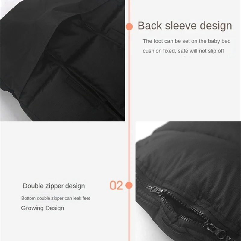 Chancelière universelle allweather pour poussette tissu épais moderne sécurisant hiver outdoor bébé 03 ans