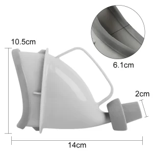 Urinal portable pour homme usage extérieur camping randonnée toilette debout design moderne plastique léger portable voyage urinoir