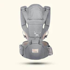 Portebébé ergonomique Little Deer 036M灰 Gris Confortable et Pratique pour le Portage bébé Portebébé ergonomique Little Deer 036M灰 Gris Confortable et Pratique pour le Portage bébé