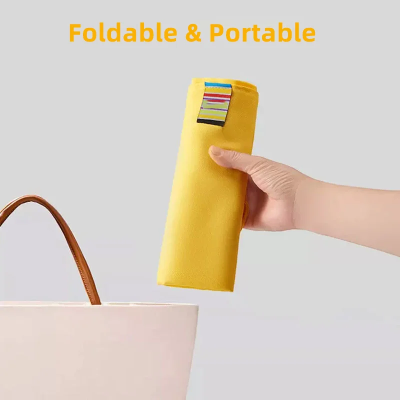 Harnais de sécurité pour bébé ceinture de repas ajustable portable en tissu jaune vif conçu pour la sécurité et le confort