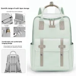 Sac maman highend portable style moderne pratique sac à dos pour maman et bébé  vert