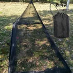 Moustiquaire triangulaire camping portable antimoustiques noir adaptée voyages loisirs