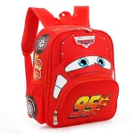 Sac à dos Disney Cars pour enfants sac école garçon design Lightning Mc Queen 36 ans rouge polyester poches zippées