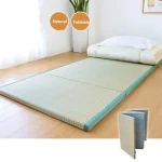Matelas de couchage Tatami pliable portable confort bébé design moderne tapis de yoga usage multiple