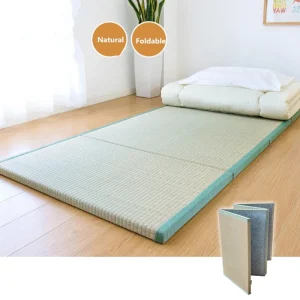 Matelas de couchage Tatami pliable portable confort bébé design moderne tapis de yoga usage multiple