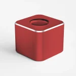 Portestylo en aluminium portable antidérapant moderne organisateur bureau salle de bain design épuré couleur rouge durabilité polyvalent cadeau utile accessoire pratique