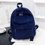 Sac à Dos Brodé Personnalisé avec Nom pour Enfant, Cartable d&rsquo;École avec Broderie pour Livres – navy