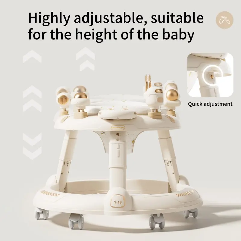 Chariot marche bébé 636 mois prév Ojambes pliable antirenversement manuel poussette accessoire bébé sécurité pratique Guangdong certification 3C