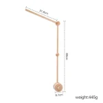 Mobile bébé en bois avec hochet boîte à musique en feutre doux dessins animés mouton étoile lune nouveauné cloche de facelit support de berceau jouet éveil 012 mois