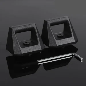 Crochets rail lit Tesla Cybertruck 2025 2024 2023 en acier robuste 2 pièces attaches arrimage Ltrack sécurisées