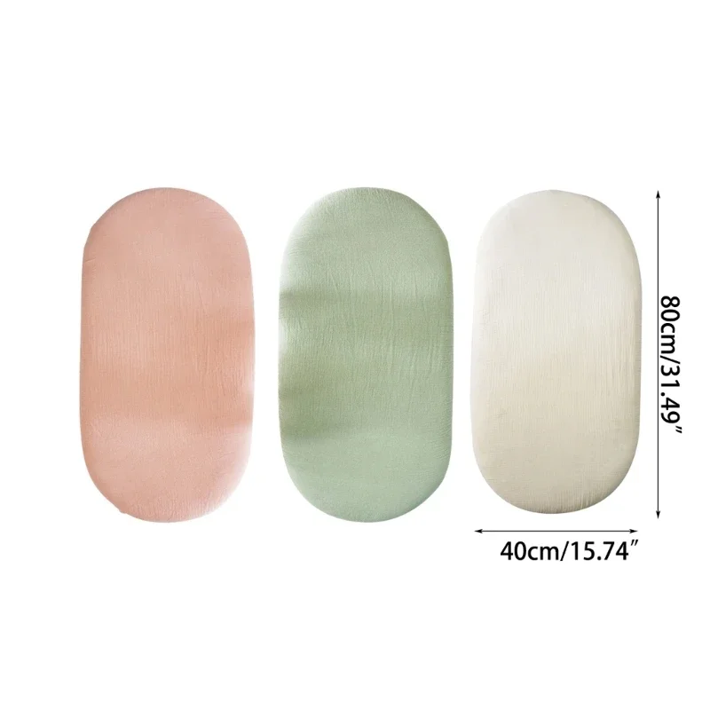 Draps élastiques respirants pour lit bébé doux hypoallergénique entretien facile 100% coton adaptés aux berceuses et lits parcs