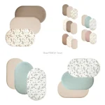 Ensembles dessous de verre sousplateaux modernes motifs floraux couleurs douces texture composite home déco