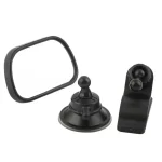 Mini siège de voiture arrière pour bébé, miroir convexe arrière réglable, moniteur pour enfant, dans la voiture, 2 en 1 – C sucker clip
