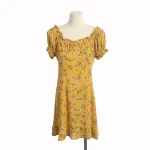 Ensemble Robe Florale MèreFille Été Vacances Plage Look Confortable et Stylish