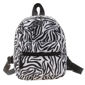 Sac à dos zèbre style moderne pour enfant école voyage portage quotidien design fun compact ajustable matériaux résistants idéal pour les jeunes