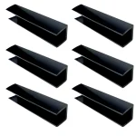 Glissières en métal pour barrière de sécurité bébé accessoires construction 6 pièces design moderne durabilité entretien facile fonctionnalité optimale