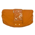 Manteau chien extérieur chaud fourrure polaire transparent fenêtre nylon polyester Rugged Tails