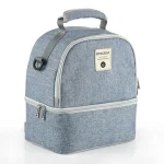 Sac à dos isotherme pour maman sac à langer denim transport bébé organisation maternité Insular Baby Traveler