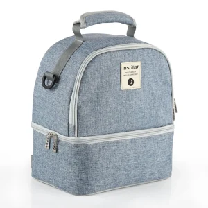 Sac à dos isotherme pour maman sac à langer denim transport bébé organisation maternité Insular Baby Traveler Sac à dos isotherme pour maman sac à langer denim transport bébé organisation maternité Insular Baby Traveler