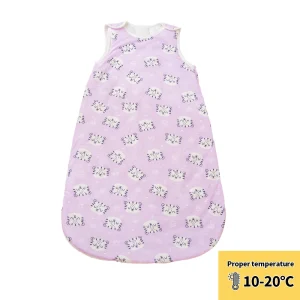 Sac de couchage bébé en coton doux imprimé tigre portable pour hiver 1020°C style moderne et sécuritaire