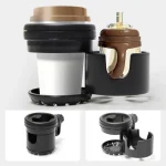 Portecup 2 en 1 poussette support double sécurisé compact design moderne accessoire bébé universel