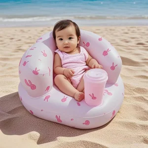Canapé gonflable pour bébés et enfants siège de plage portable confort et sécurité Easy Poussette