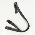 Ceinture de réglage de dossier de poussette ajustement continu nylon polyester sécurité bébé noir universel