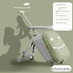 Poussette de voyage avec sac intégré compacte légère design moderne sécurité renforcée idéale pour promenades et voyages bébé et enfant ZOOZ