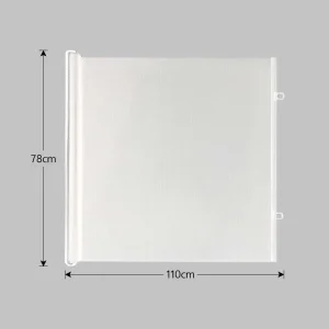 Barrière en maille respirente pour bébé Sécurité escaliers portes Parc pliant portable Design moderne et durable Équipement bébé essentiel 78x110cm Barrière en maille respirente pour bébé Sécurité escaliers portes Parc pliant portable Design moderne et durable Équipement bébé essentiel 78x110cm