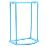 Cintre organisateur cintre empileur pour placard buanderie tient des cintres cintre support étagères de rangement cintres – Blue