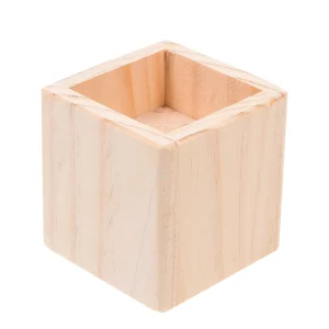 Portestylo en bois naturel accessoire bureau organisation stationnaire rangement crayons outils écriture design minimaliste durable qualité premium