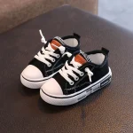 Baskets d&rsquo;été en toile respirante pour enfants chaussures antidérapantes mode bébés filles et garçons style décontracté 46 ans