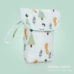 Sac humide étanche, rangement de couches pour bébé, poche réutilisable, voyage plage piscine garderie produits sales pour bébé – Dream Forest
