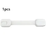 Serrure de sécurité pour tiroir bébé loquet adhésif pour armoire verrouillage enfant design minimaliste blanc sécurité domestique