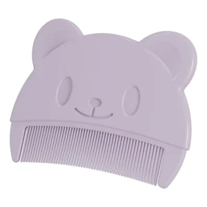 Peigne à cheveux bébé en forme d’ours doux pour sensitive skin design apaisant couleur violet idéal pour 06 mois Peigne à cheveux bébé en forme d’ours doux pour sensitive skin design apaisant couleur violet idéal pour 06 mois