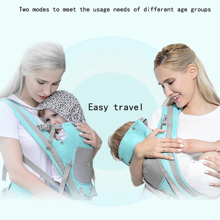 Portebébé ergonomique confortable bébé 02 ans tissu respirant capuche protection soleil