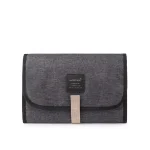 Sac à langer portable multifonction matelas à langer waterproof rangement bébé durable design moderne coloris gris clair