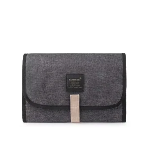 Sac à langer portable multifonction matelas à langer waterproof rangement bébé durable design moderne coloris gris clair