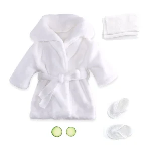 Accessoires photographie bébé ensemble serviette bain bandeau peignoir ceinture costume photo cadeau douche White Accessoires photographie bébé ensemble serviette bain bandeau peignoir ceinture costume photo cadeau douche White