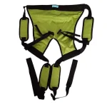 Harnais de sécurité pour animaux petit chien ou chat confortable et durable facile à ajuster style moderne vert vif maille douce renforcé promenades quotidiennes
